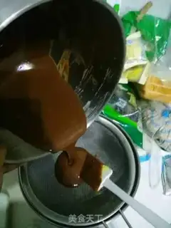 Make Chocolate ice cream step 7