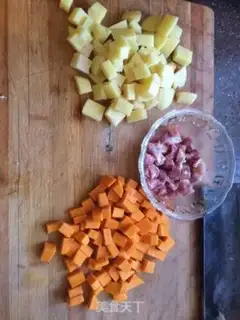 Make Pumpkin potato pasta step 0