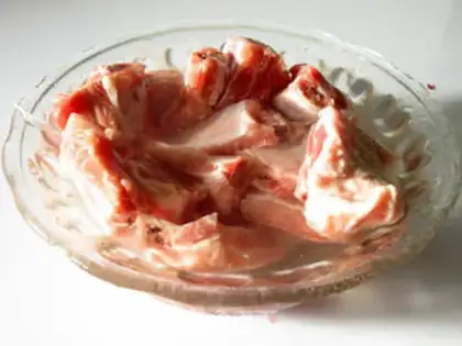 Make Garlic ribs step 1