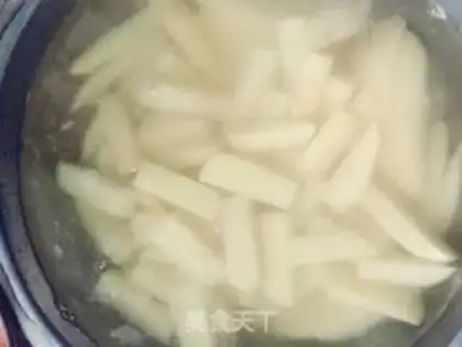 Make French fries step 1