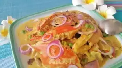 Make Thai coconut curry crab step 12