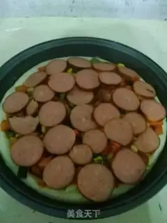 Make Baked sausage pizza step 7