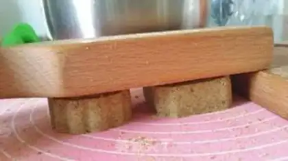 Make Old Beijing tradition green bean cake step 18