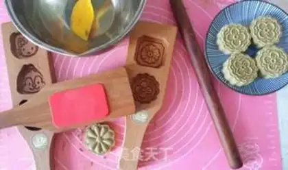 Make Old Beijing tradition green bean cake step 19