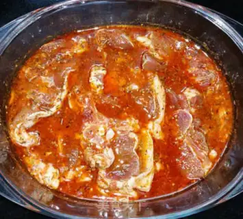 Make American lamb stewed butterfly bones step 2