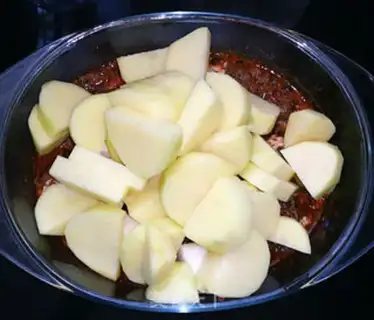 Make American lamb stewed butterfly bones step 3