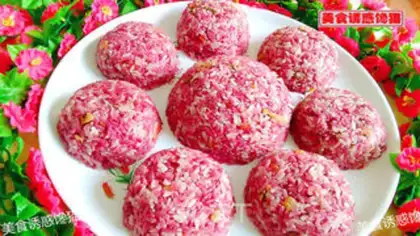 Make Sausage-colored rice step 10