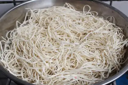 Make Bean bean noodle step 1