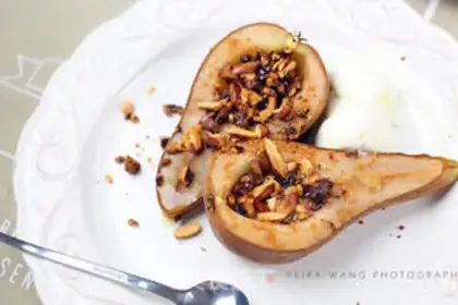 Make Pear and yogurt step 4