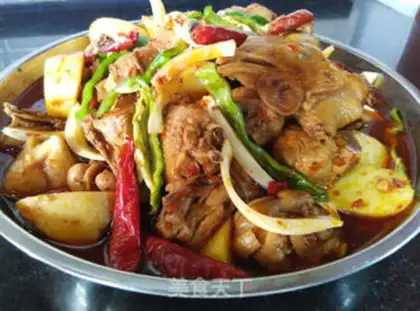 Make Potato chicken step 4