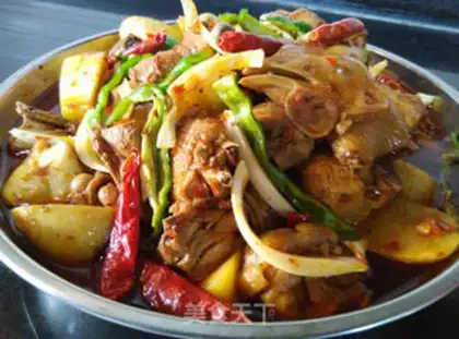 Make Potato chicken step 5