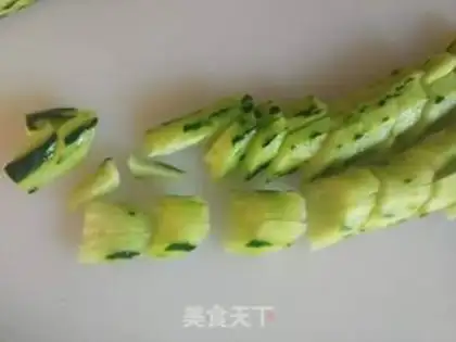 Make Cool cucumber step 0