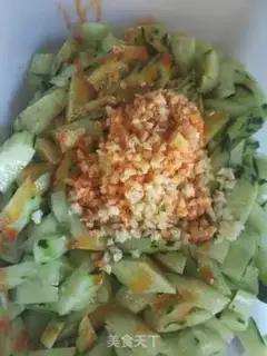 Make Cool cucumber step 1