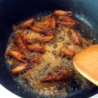 Make Shrimp tofu step 2