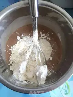 Make Chocolate yogurt cake step 2