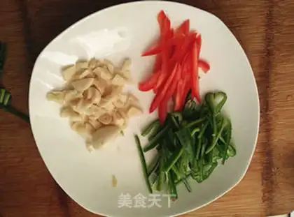 Make Fried silk step 1