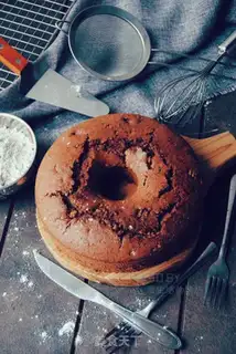 Make White cocoa sponge cake step 14