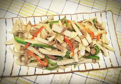 Make Fried silk step 15