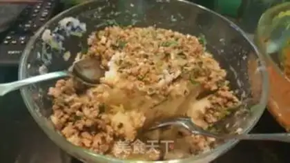 Make Spam mashed mushrooms step 4