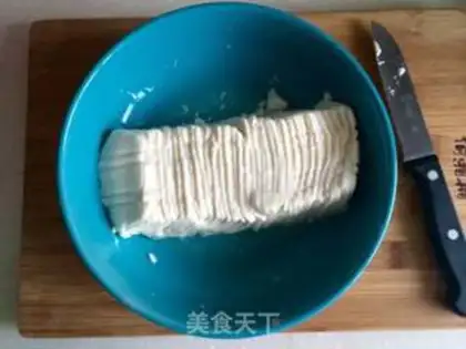 Make Precious pelt and tofu step 3