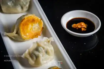 Make Cream meat dumplings step 19