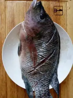 Make A red-burned tilapia step 0