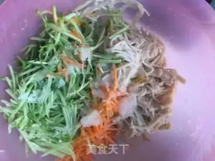 Make Frozen needle mushrooms step 4