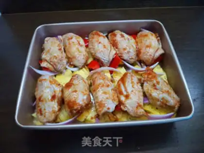 Make Pineapple wings step 4