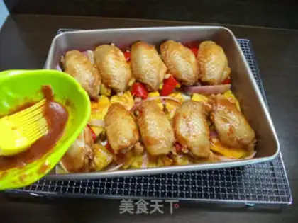 Make Pineapple wings step 6