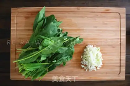 Make Spinach cheese roast mushrooms step 1