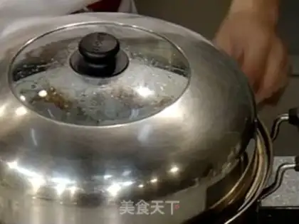 Make A garlic fan scallop step 11