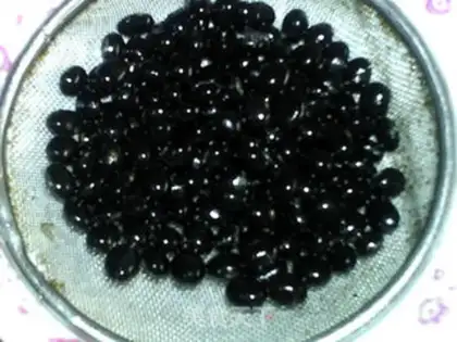 Make Three black beans step 1