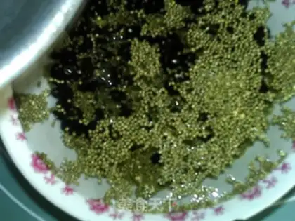 Make Three black beans step 2