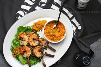 Make Vanilla roast shrimp step 5