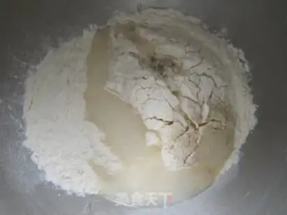 Make Black sesame toast step 1
