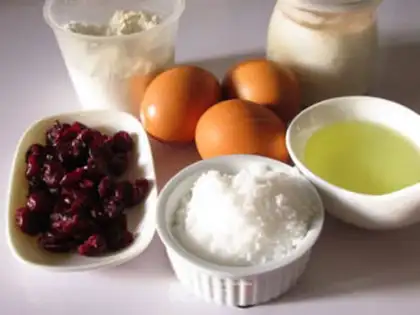 Make Cranberry chili cake step 0