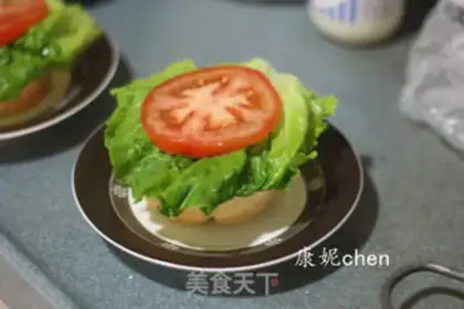 Make A flower burger step 8