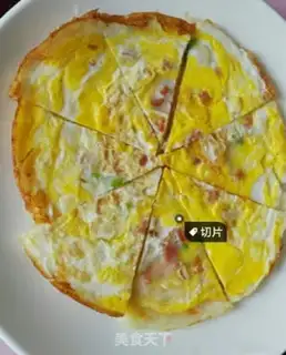 Make Egg ham and sausage step 7