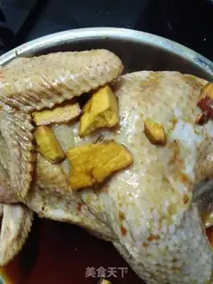 Make Chicken with a ginger sauce step 1
