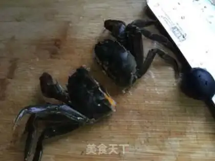 Make Eggs towing crabs step 3