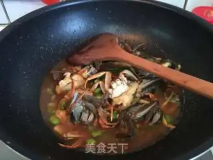 Make Eggs towing crabs step 13