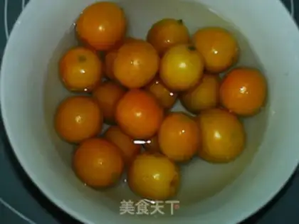 Make Salted orange step 1