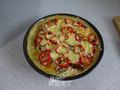 Make Mashed potato pizza step 13