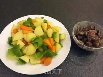Make Curry beef rice step 7