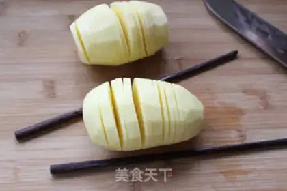 Make Bacon organ roasted potatoes step 1