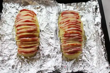 Make Bacon organ roasted potatoes step 5