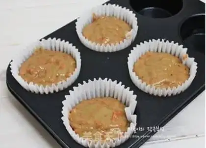 Make Carrot marfin cake step 4