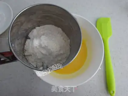Make Orange juice twirl cake step 6