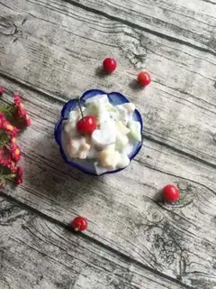 Make Fruit yogurt salad step 8