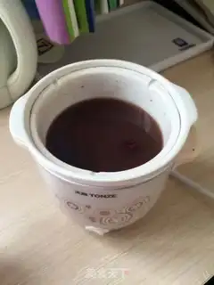 Make Red bean date soup step 1